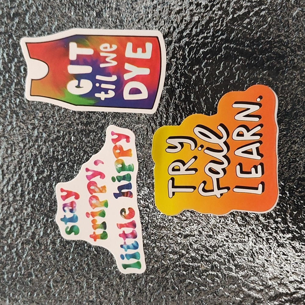 Stickers - Hippy Pack - Set of 3 - Bag #13 -  NWOT